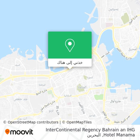 خريطة InterContinental Regency Bahrain an IHG Hotel Manama