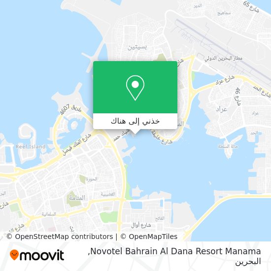 خريطة Novotel Bahrain Al Dana Resort Manama