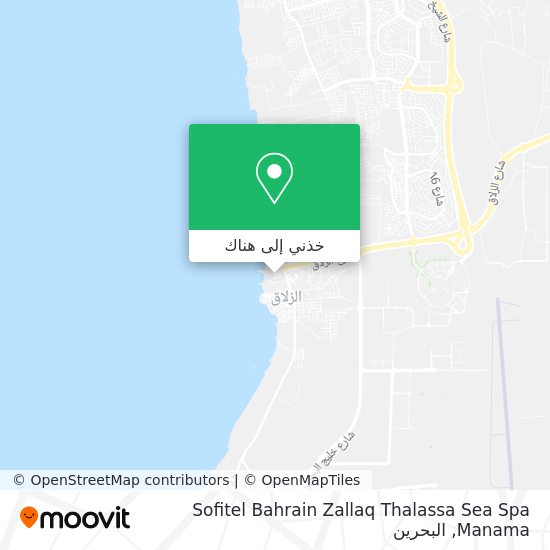 خريطة Sofitel Bahrain Zallaq Thalassa Sea Spa Manama
