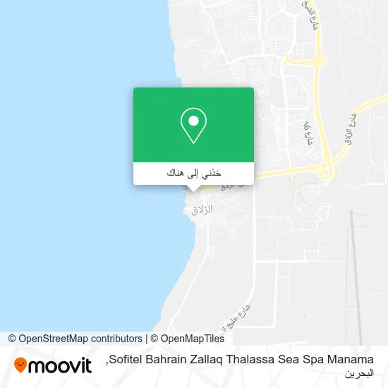 خريطة Sofitel Bahrain Zallaq Thalassa Sea Spa Manama