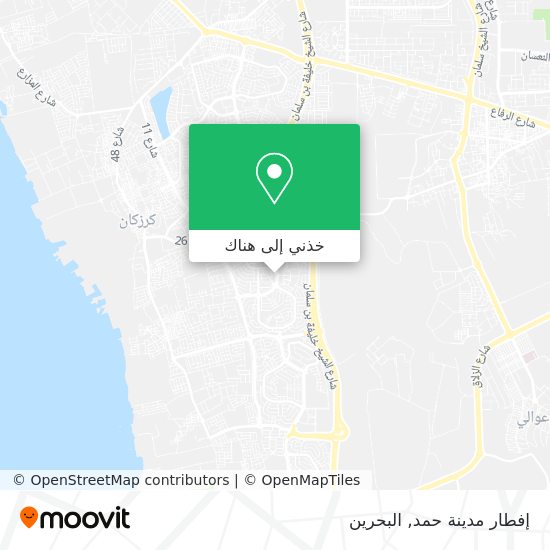 خريطة إفطار مدينة حمد