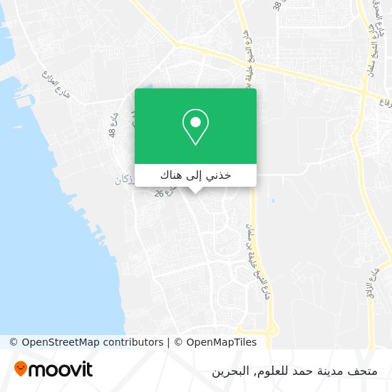 خريطة متحف مدينة حمد للعلوم