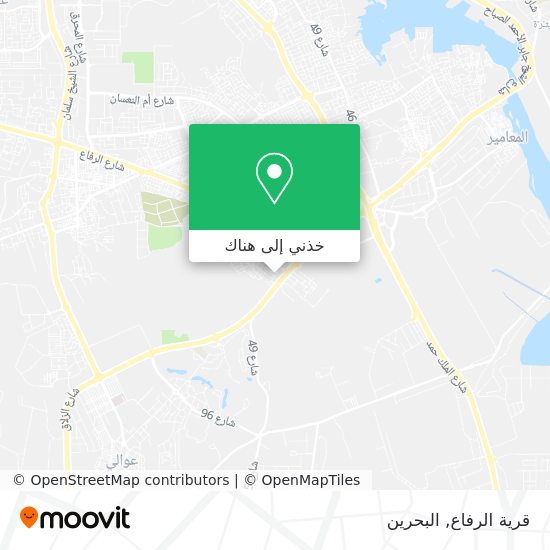 خريطة قرية الرفاع