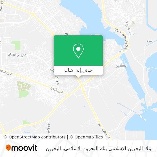 خريطة بنك البحرين الإسلامي بنك البحرين الإسلامي