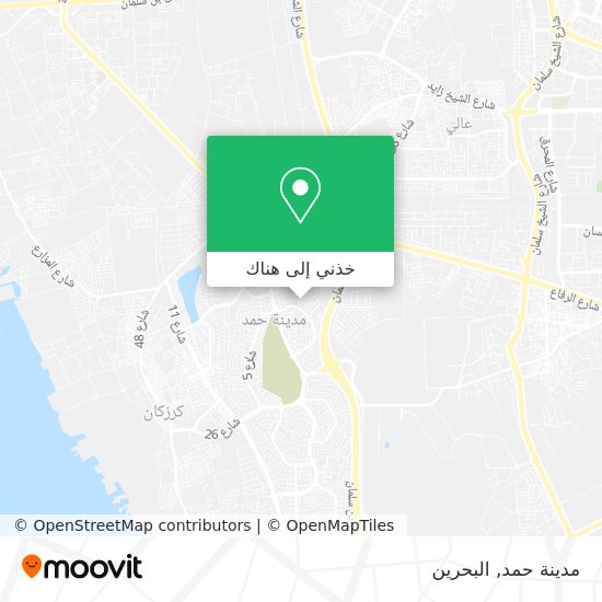 خريطة مدينة حمد