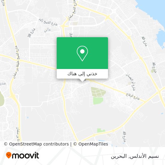 خريطة نسيم الأندلس