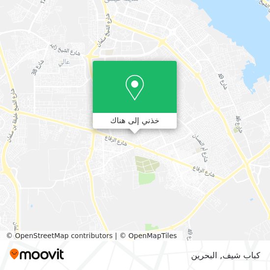 خريطة كباب شيف