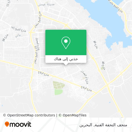 خريطة متحف التحفة الفنية