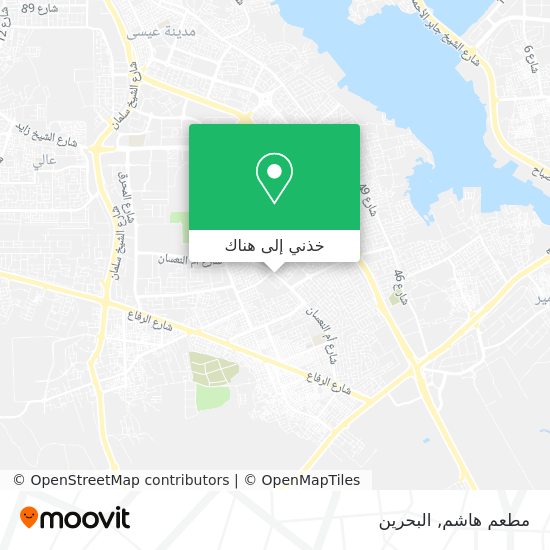 خريطة مطعم هاشم