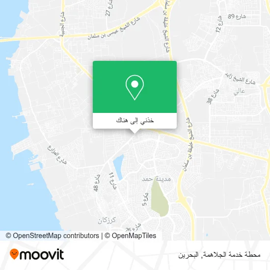 خريطة محطة خدمة الجلاهمة