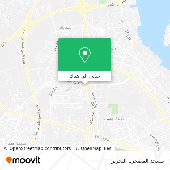 خريطة مسجد المضحي