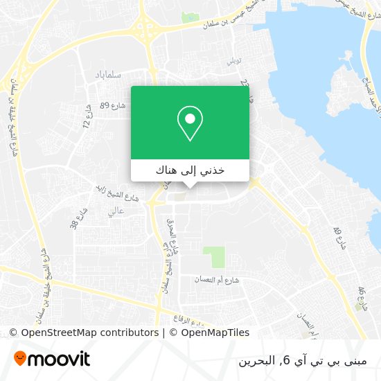 خريطة مبنى بي تي آي 6