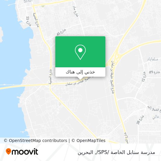 خريطة مدرسة سنابل الخاصة /SPS/