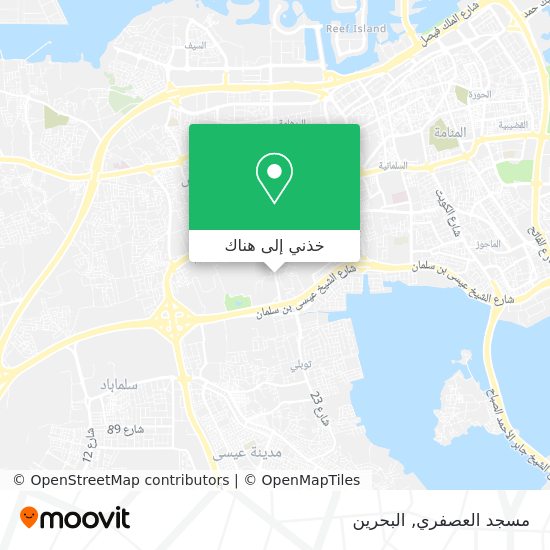 خريطة مسجد العصفري