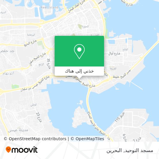 خريطة مسجد التوحيد