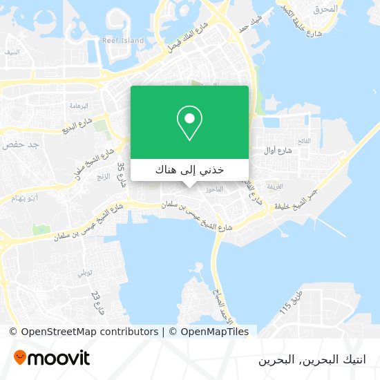 خريطة انتيك البحرين