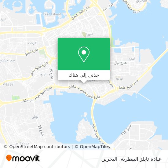 خريطة عيادة تايلز البيطرية