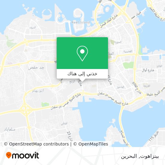 خريطة بيتزاهوت