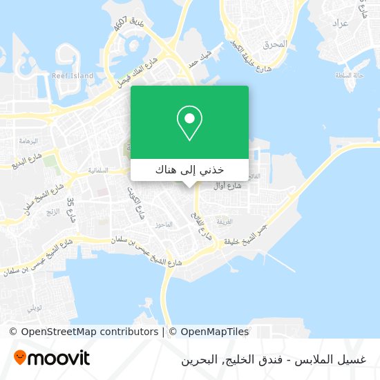 خريطة غسيل الملابس - فندق الخليج