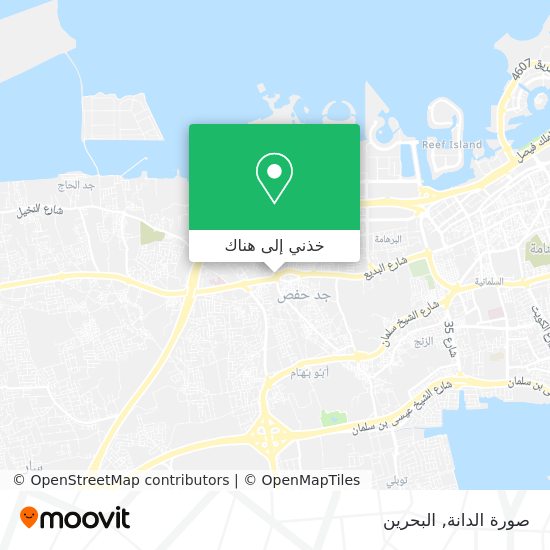 خريطة صورة الدانة