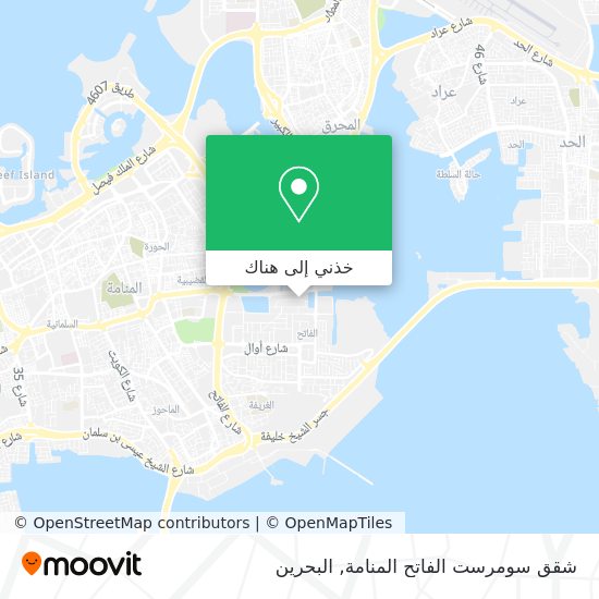 خريطة شقق سومرست الفاتح المنامة