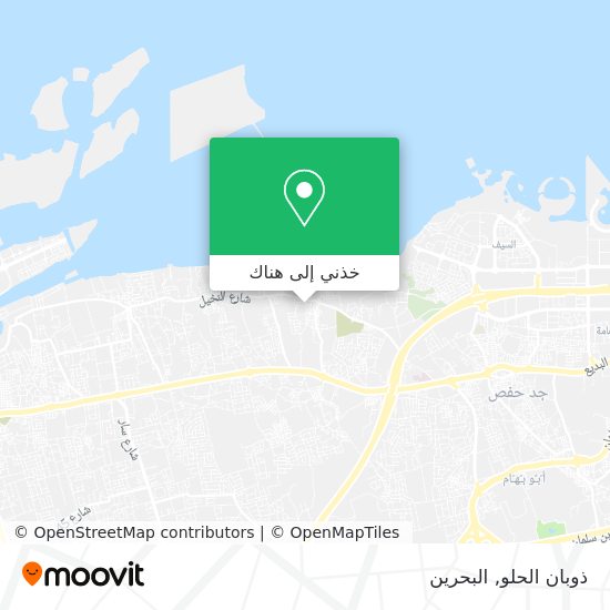 خريطة ذوبان الحلو