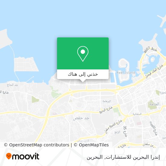خريطة إندرا البحرين للاستشارات