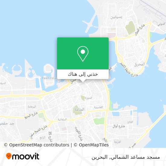 خريطة مسجد مساعد الشمالي