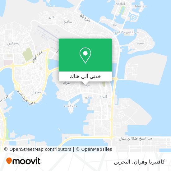 خريطة كافتيريا وهران