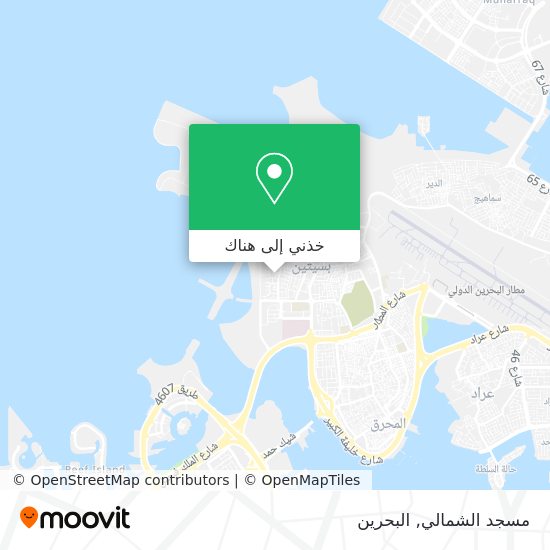 خريطة مسجد الشمالي