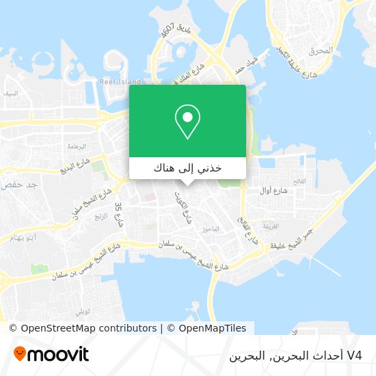 خريطة V4 أحداث البحرين