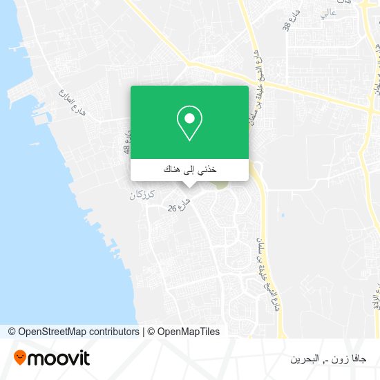 خريطة جافا زون ـ