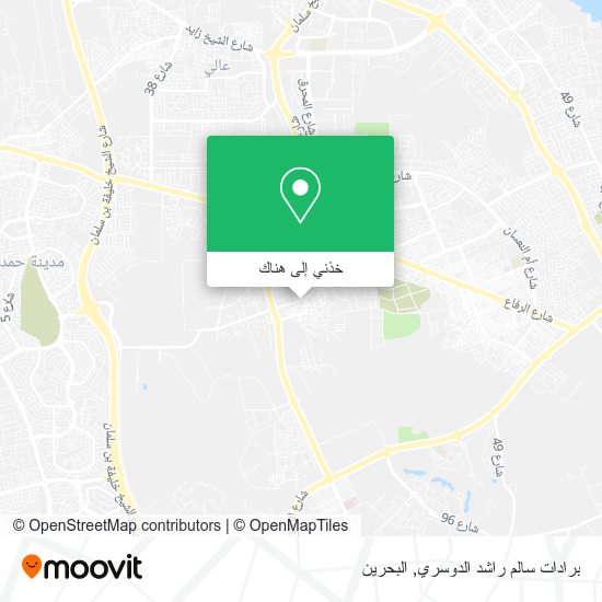 خريطة برادات سالم راشد الدوسري