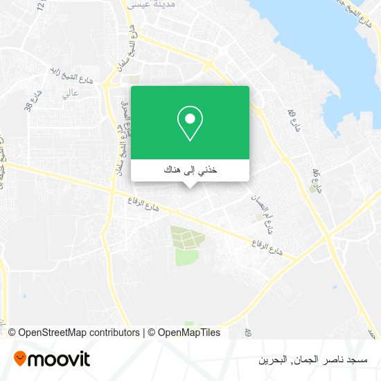 خريطة مسجد ناصر الجمان