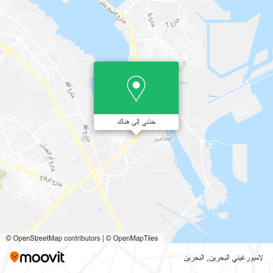 خريطة لامبورغيني البحرين