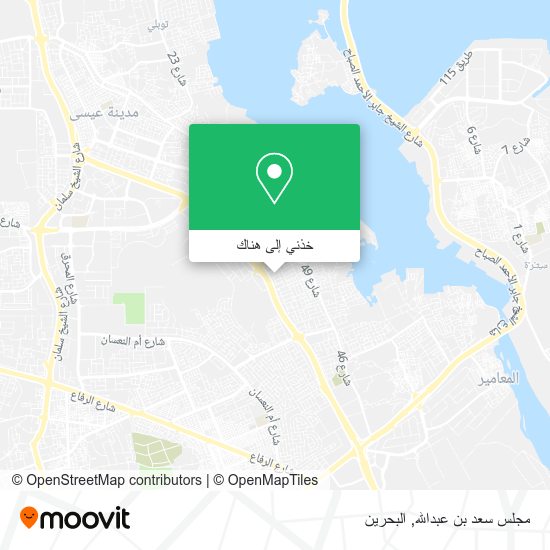 خريطة مجلس سعد بن عبدالله