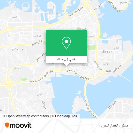 خريطة صالون لافيدا