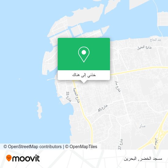 خريطة مسجد الخضر