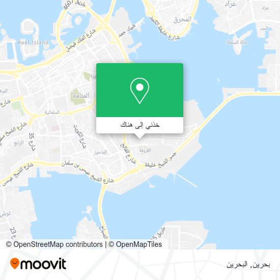 خريطة بحرين