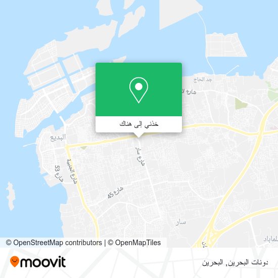 خريطة دونات البحرين