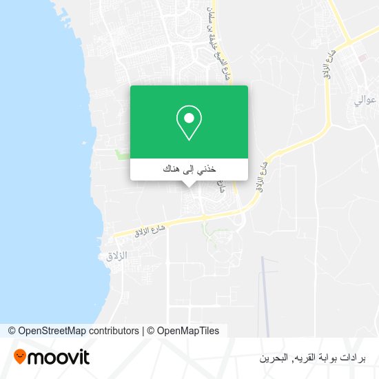 خريطة برادات بوابة القريه