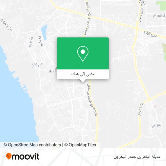 خريطة مدينة الباهرين حمد