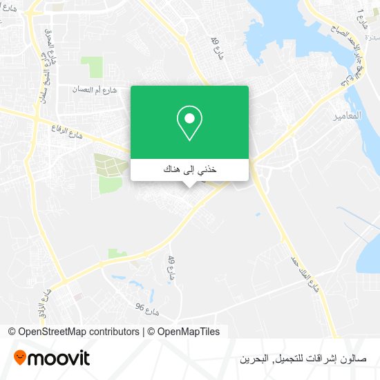خريطة صالون إشراقات للتجميل