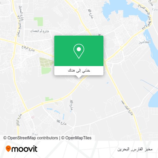 خريطة مخبز الفارس