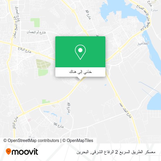 خريطة معسكر الطريق السريع 2 الرفاع الشرقي