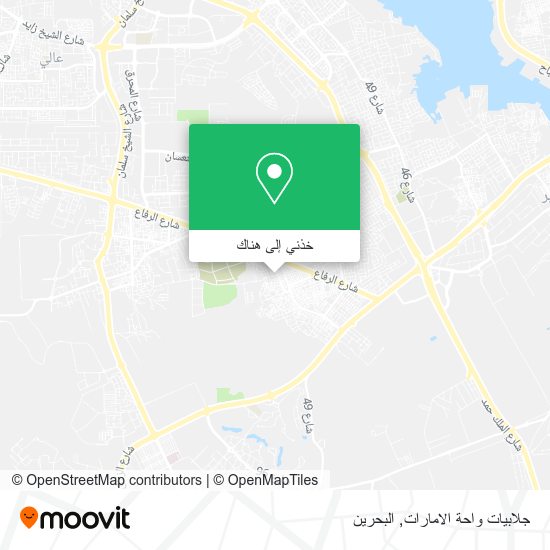 خريطة جلابيات واحة الامارات