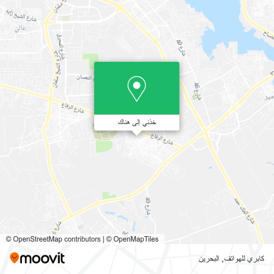 خريطة كابري للهواتف