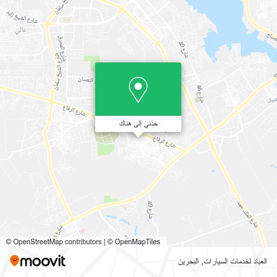 خريطة العباد لخدمات السيارات