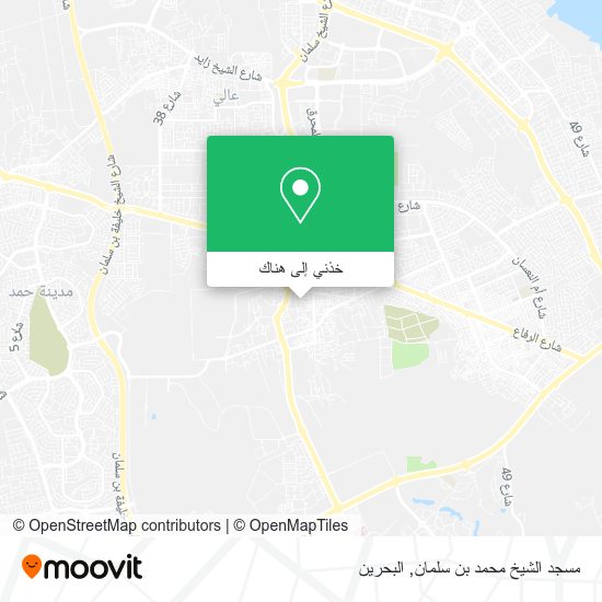 خريطة مسجد الشيخ محمد بن سلمان