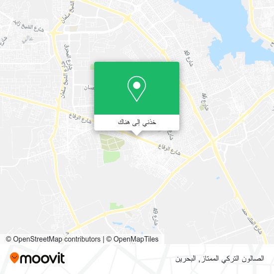 خريطة الصالون التركي الممتاز